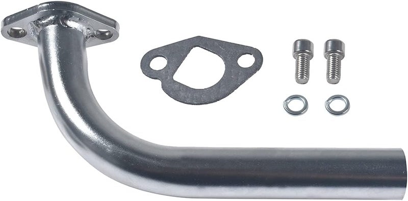 HGC Exhaust Pipe for Predator 196cc Go Kart & Mini Bikes,for GX160 GX200,for Coleman CT200U BT200X Mini Bike - Image 1